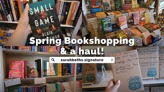 Lets go spring book shopping & a small book haul