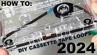 How To DIY Cassette Tape Loops 2024