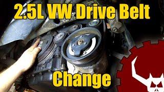 VW 2.5L Drive Belt Change