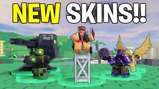 EVERY Tower Battles SKIN Showcase.. Are They Worth Grinding..?  Roblox Tower Defense X
