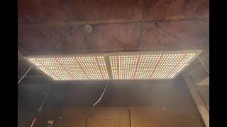 Converting a basement workbench into LED seedling Grow Light project