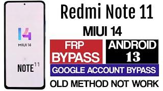 Redmi note 11 frp bypass miui 14  Redmi miui 14 frp bypass 2024  redmi miui 14 frp unlock