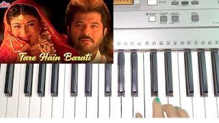 Piano Cover of Taare Hain Baraati  Movie is Virasat 1997 #kumarsanu #sujatainstrumental #pianocover