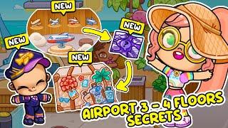 ️AIRPORT FLOORS 3 & 4 NEW SECRETS in AVATAR WORLD UPDATE  + NEW PACKS  PAZU