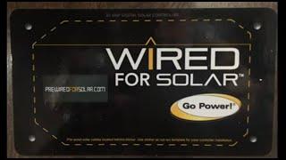 Solar Prep RV Controller and Solar Panel Install