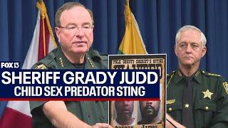 Grady Judd Child sex predator sting nets several arrests