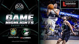 Lenovo Tenerife v Darüssafaka  Round of 16 Week 6  Highlights - Basketball Champions League 2223