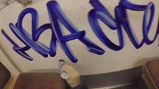 POV Train Bombing Back to back 3 trains with Sano Graffiti bombing