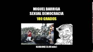 Sexual Democracia - 180 Grados   Karaooke