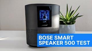 Premium Sound & Verarbeitung mit WLAN Bluetooth und Sprachassistenten Bose Smart Speaker 500 Test