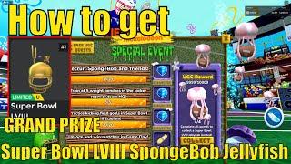 How to get Super Bowl LVIII SpongeBob Jellyfish in Super NFL Tycoon  ALL FRIENDS  GRAND PRIZE