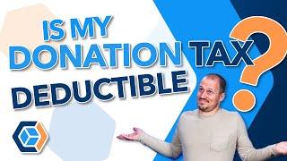 Is My Donation Tax Deductible?