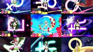 Sailor Moon Crystal - Sailor Senshi Crisis Transformation Without Sailor ChibiMoon