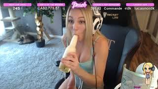 STPeach takes a mouthful