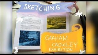 Sketching  Art Gallery Exhibition  Graham Crowley  Green Man Art