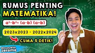 RUMUS PENTING DI MATEMATIKA WAJIB PAKAI INI