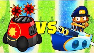 SPIKE FACTORY VS SUB  INTENSE Speed Bananza Lategame Tower Battle  Bloons TD Battles