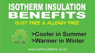 Isotherm Roof Insulation Dust Free Ceiling Insulation. Isotherm Polyester Insulation For Roofs
