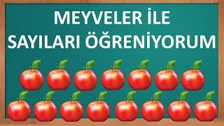 Meyveler İle Sayıları Öğreniyorum