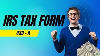 Tax Smack - IRS Form 433-A Collection Information Statement for Wage Earners and SE Individuals