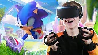 BECOME SONIC THE HEDGEHOG IN VIRTUAL REALITY  Sonic VR Oculus Touch Gameplay