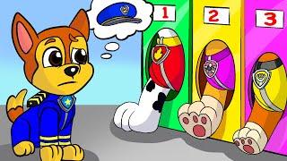 CHASE But Theyre Missing Color??? - Paw Patrol Ultimate Rescue - Very Sad Story  Rainbow 3