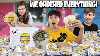 WE ORDERED EVERY ITEM from MR. BEAST BURGER And got...SCAMMED