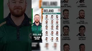 Ireland squad for T20 World Cup 2024#youtubeshorts #trending #viral #shorts #ytshorts #viralshorts