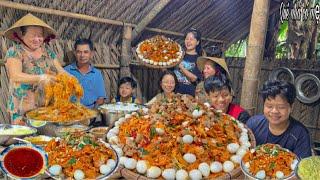 Bánh Tráng Trộn Thập Cẩm Khô Bò  Quán Ăn Vặt Gia Đình Quê  Countryside snack shop