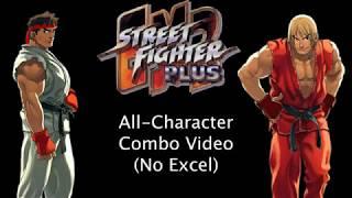 Street Fighter EX2 Plus PS - All-Character Combo Video No Excel