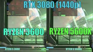 Ryzen 5600x vs Ryzen 3600 RTX 3080 1440p