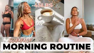 SUMMER MORNING ROUTINE 2024  Healthy habits to Reduce Cortisol + Lose Fat