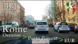 Rome  City Drive Italy Ostiense ⩾ Porta Portese ⩾ EUR January 2022  1000  ️