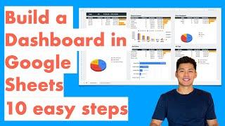 How to Create a Dashboard in Google Sheets 10 steps - Query Formula