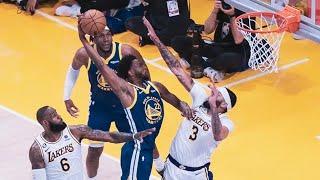 Wiggins Dunks On Davis Lakers Go Up 2-1 vs Warriors 2023 NBA Playoffs