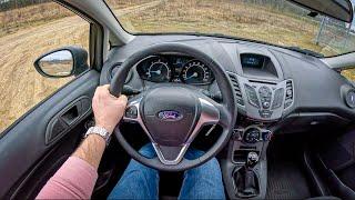 2012 Ford Fiesta 1.5 TDCi 75HP  0-100 POV Test Drive #1607 Joe Black