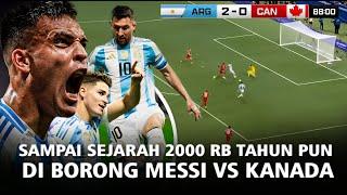 Pahlawan Utama 10 Sejarah Besar diBuat Messi usai Cetak Asisst DLM kemenangan Argentina vs Kanada