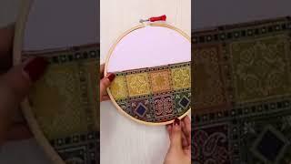 purane cushion cover ka embroidery organisation#craft ideas# #diy #viral short video#short feed