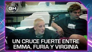 A puro gritos se enfrentaron Virginia contra Furia y Emma  - Gran Hermano