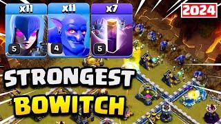 Th12 BoWitch Bats Attack Strategy  Th12 Bowler Witch Bat Spell Attack  Best Th12 Attack Strategy