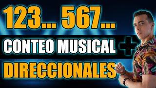 123 567 SALSA + PASOS DIRECCIONALES   PASOS DE SALSA CON CUENTA MUSICAL  CONTEO DE SALSA CON PASOS