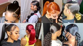 Ponytail Hairstyles For Black Women  Quick Hairstyles For Black Women 2023  Cute