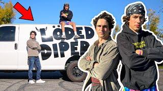 Surprising Wimpy Kid With the Loded Diper Van