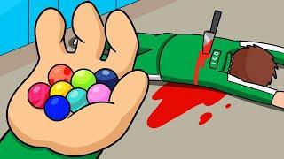 Squid Game Logic Marbles  Cartoon Animation