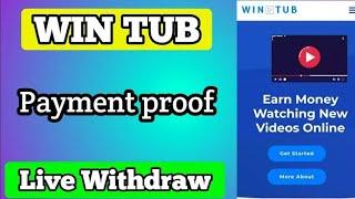 My First Withdraw Wintube 1000%  Real Website 2021