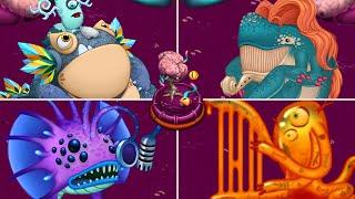 Psychic Island - All New Monsters All Sounds & Animations + Full Song  My Singing Monsters