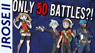 Can you beat Pokemon RubySapphire with the LEAST BATTLES possible?