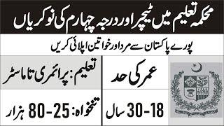 Latest Government Jobs In Pakistan 2022 – Today New Jobs In Pakistan 2022