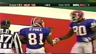 Peerless Price 7 yd TD Catch December 9 2001 BILLS vs PANTHERS