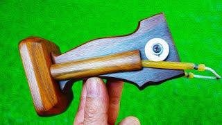 Skilled Craftsman Create Masterpiece - DIY Roller Slingshot